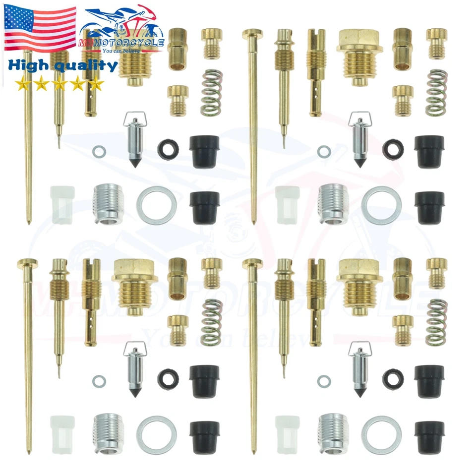 4pcs For 1980-1983 Honda GL1100 Goldwing 1100 Carburetor Rebuild Repair Kit-US - Image 3 of 4