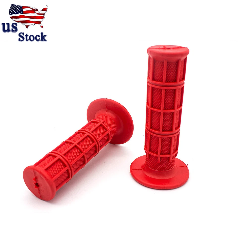 Empuñaduras de manillar para moto de cross Honda CR 125R/250R/85R CRF125F 250 CRF450R rojas Foto 3 de 4