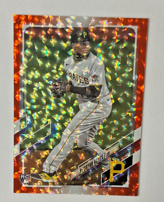 2021 Topps Series 2 KE'BRYAN HAYES RC Orange Ice Parallel 71/299 #644 Pirates
