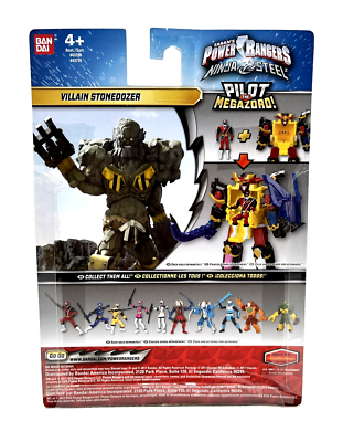 Power Rangers Ninja Steel Villain Stonedozer 43716 | eBay