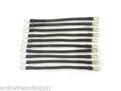 # 2 Awg HD Golf Cart Battery Cable (10-9'' Black) E-Z-GO Jumper Cables U.S.A MADE