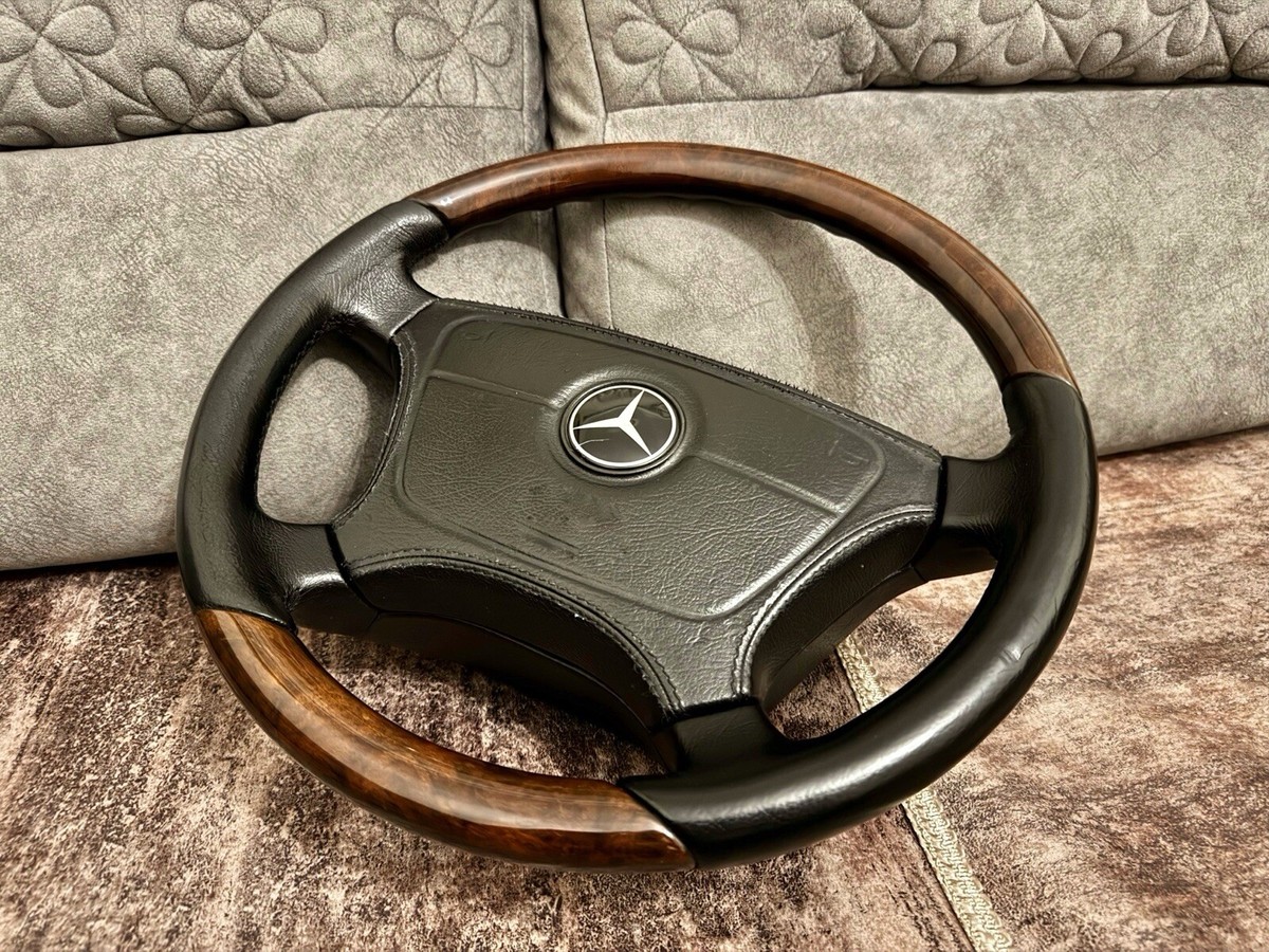 AMG Mercedes Steering Wheel W140 S600 Wood And Leather W124 W210