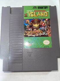 Vintage 1988 Nintendo NES Adventure Island Complete Box Game Manual Sleeve
