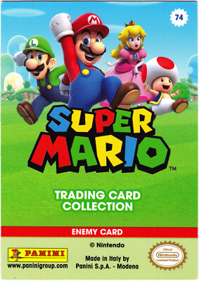 Super Mario card TCG - 74 - Red Kopa Troopa - Enemy Card | eBay
