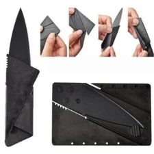 2 Credit Card Folding Knife Utility Pocket Safety Cardsharp Blade Emergency