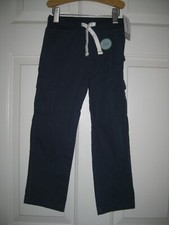 Carter's Boys Pants Size 4 Navy Blue Pull On Cargo Pants 4T New with tags