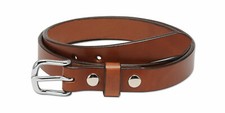 1" AMISH HAND CRAFTED CASUAL / DRESS BELT, BLK BRN BURG DK BRN 30 - 60" LONG