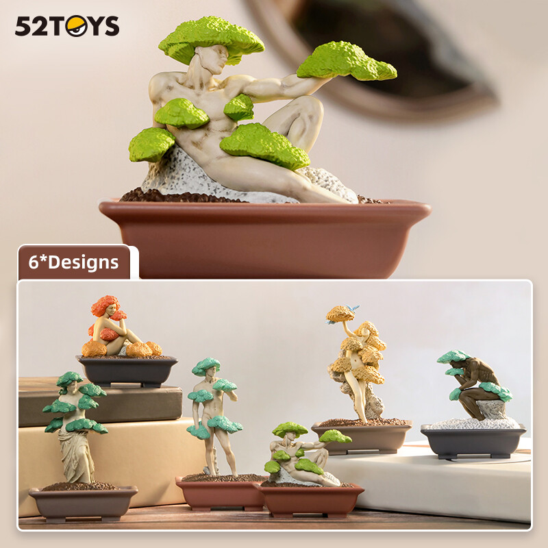Blind Box Modern Ancient ArtBonsai Mystery Figurine Random Action Figure  Desktop