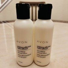 2 Avon Moisture Effective Eye Makeup Remover Lotion 2 oz Discontinued New