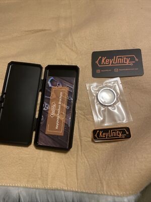 KeyUnity KA18 Titanium Flat Key Ring Side Pushing Split Ring
