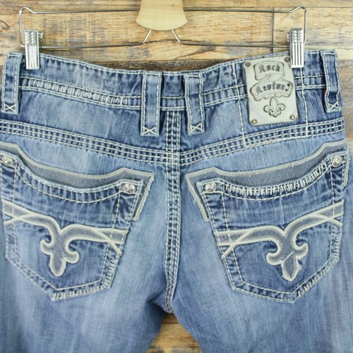Rock Revival Mens Jeans Size 34x32.5 