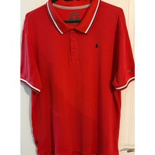 Mens Musto Evolution Pro Lite Red Short Sleeve Polo Tshirt Size XL