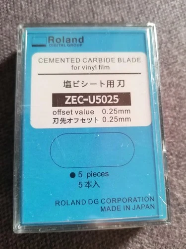 1Box New and Original ZEC-U5025 Blade / Cutter for Roland For Vinyl Film