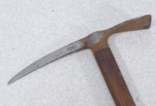 Rare Vintage SHERPA Ice Axe 85cm Large 33cm Head Japan Wooden Shaft Eispickel