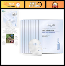Hydrating Face Sheet Mask - Peptides, Ceramides, Niacinamide - Vegan Skincare 1