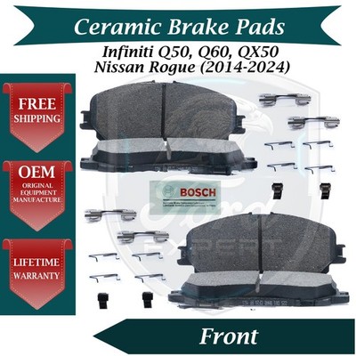 Bosch OEM Front Brake Pads Kit For 2014-2024 Nissan/Infiniti 9 Yr Warranty