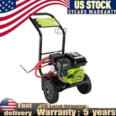 #ad Gas Pressure Washer 212CC 3500 PSI 2.6 GPM w 5 Nozzle Set for Cars Fences $265.77