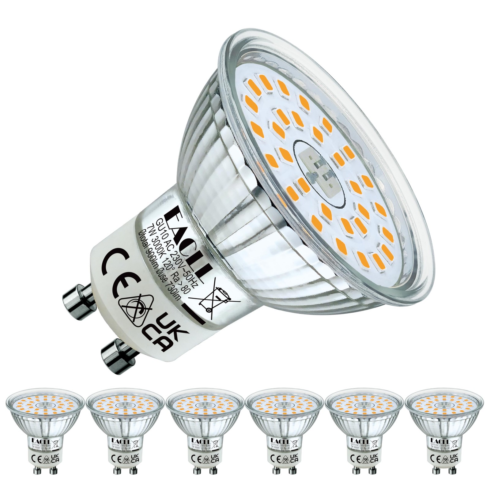 Ampoule LED GU10 7W blanc chaud pour ambiance salon et cuisine conviviale