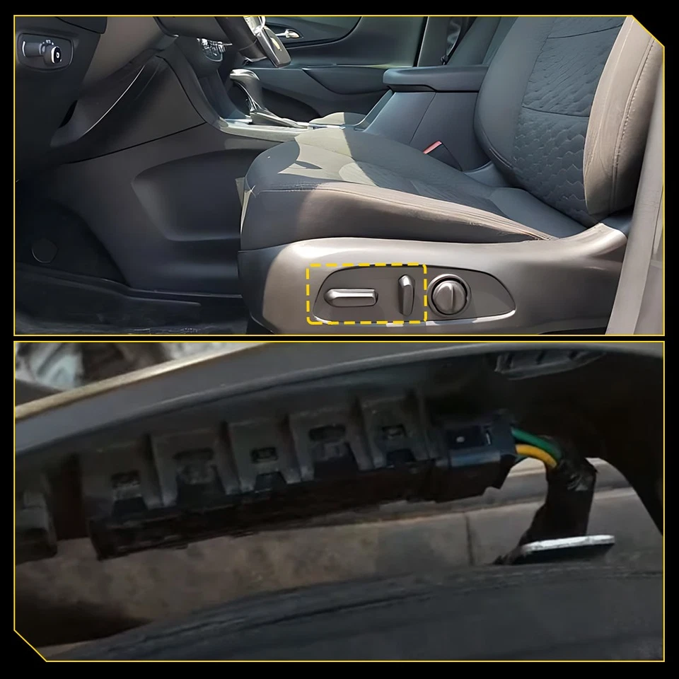 Interruptor de control de asiento de conductor pasajero para 10-18 GMC Terrain Acadia 12451498 2-20x Foto 3 de 4