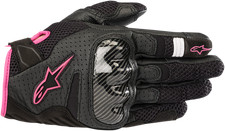 Alpinestars Stella SMX-1 Air V2 Gloves Black Fuchsia Medium 3590518-1039-M