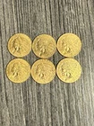 1913-1927 $2.50 Indian Head Quarter Eagle Gold Coins Lot of 6