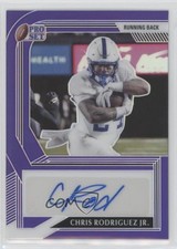 2022 Leaf Pro Set Metal Purple Prismatic 28/30 Chris Rodriguez Jr Auto 04hz