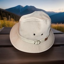 Vintage Dorfman Pacific Vintage Classic Safari Hat size Medium Unisex  Cotton