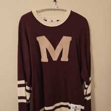 CCM Montreal Maroons NHL Heritage Sweater XL Maroon Cream Hockey
