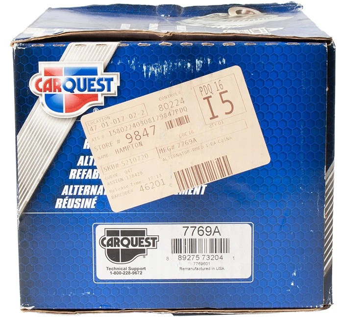 Alternador Carquest remanufacturado para Ford Taurus V6 3.0 modelo 1994-1995 7769A Foto 4 de 4