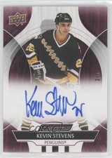 2024-25 Upper Deck Engrained Icons Rosewood 3/5 Kevin Stevens #CA-KS Auto 0rl9