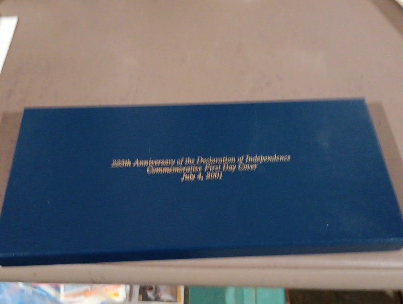 225th Anniversary Of The Declaration Of Independence Commemorative First Day...