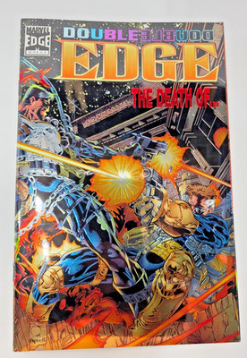 DOUBLE EDGE OMEGA #1 Marvel Comics 1995 Death of NICK FURY