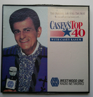 Casey's Top 40 w/ Casey Kasem 4 Hour Radio Show 6/18/1989. 4 LPs, Box, Cue Sheet