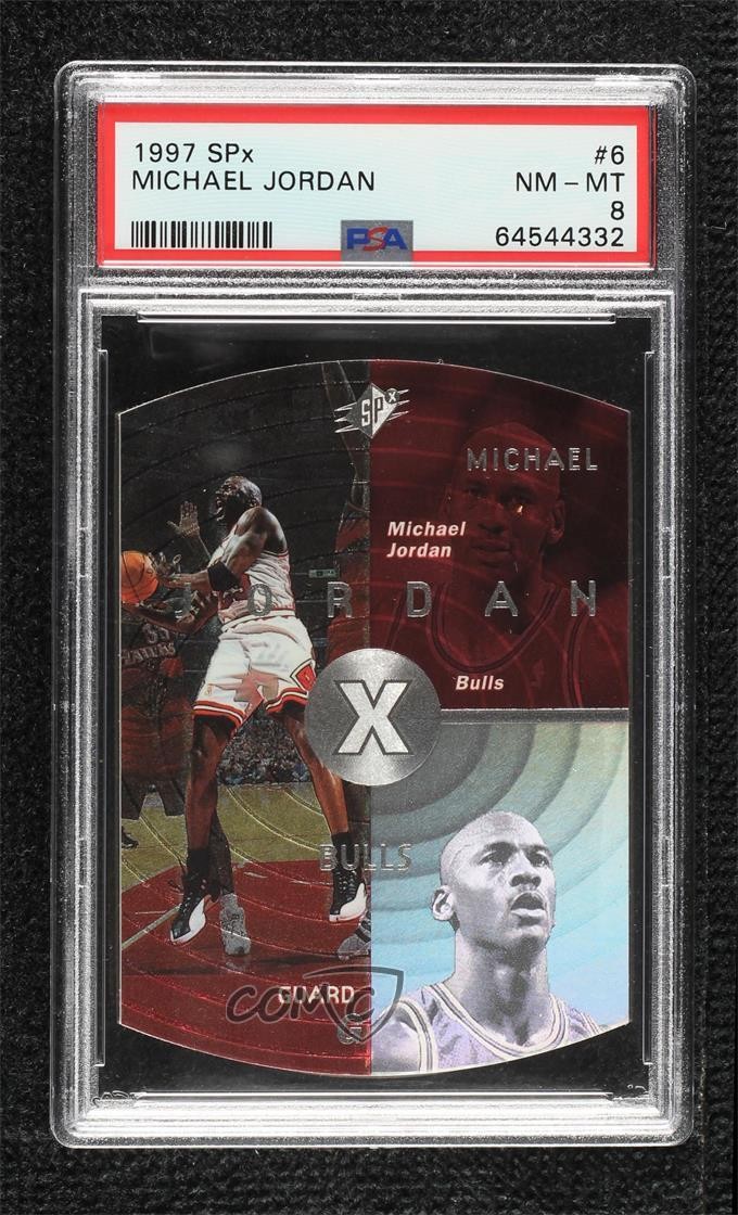 1997-98 SPx Michael Jordan #6 PSA 8 HOF