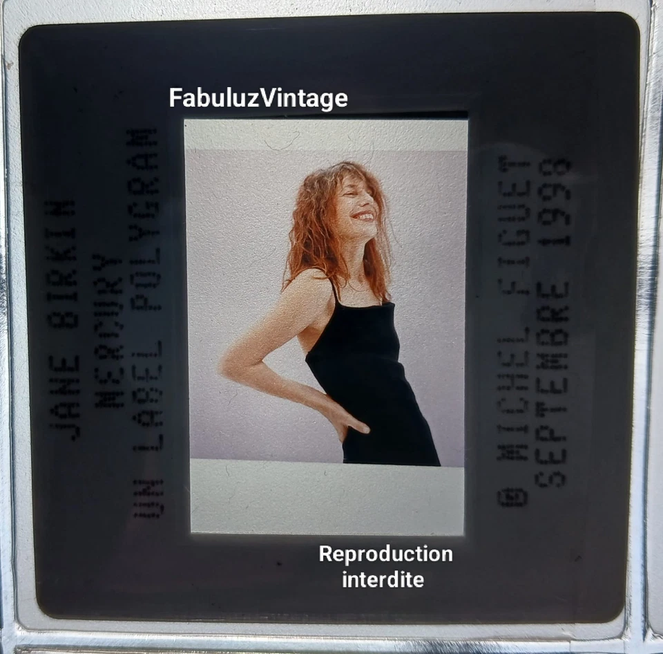 DIAPOSITIVE PRESSE JANE BIRKIN MERCURY LABEL POLYGRAM MICHEL FIGUET 1998 #7 - Photo 1/1