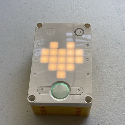 LEGO SPIKE Hub White/Yellow Bluetooth Powered Up TECHNIC STEM Programmable Hub