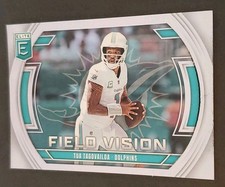 Tua Tagovailoa 2025 Donruss Elite Football Field Vision #1 Miami Dolphins