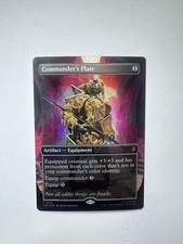 Commander's Plate (Borderless) Commander: Teenage Mutant Ninja Turtles Foil MTG
