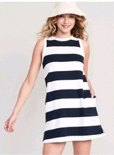 OLD NAVY Thick Stripe Tank Dress Size Medium Tall