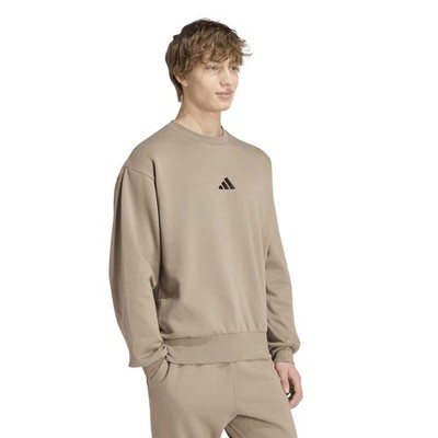 Adidas Herren Sweatshirt Feel Cozy Sportswear - Farbe: Khaki/Schwarz