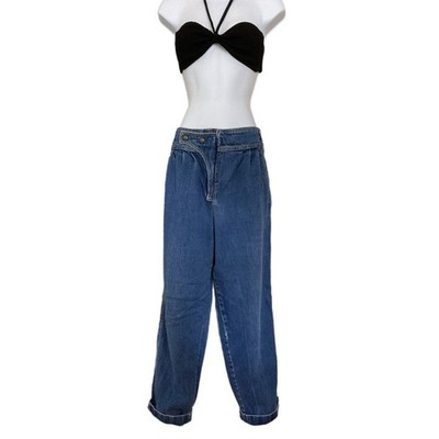 Vintage 80s Bonjour Jeans Preppy Cottage Boho High Waist Relaxed Taper Size 2/26