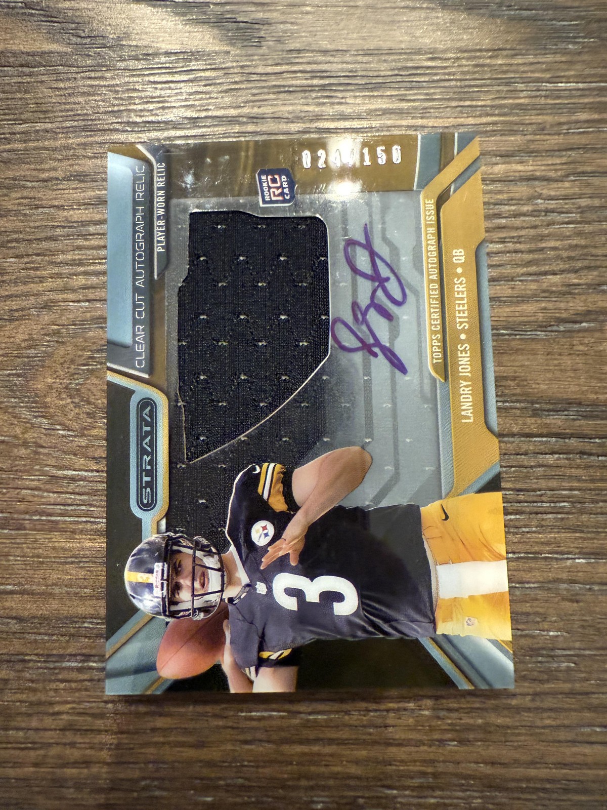Landry Jones Topps Strata #4 Autograph