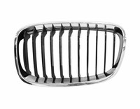Gitter Grill Vorne Links BMW 1ER Urban F20-F21 2011-2015 VERCHROMT-SCHWARZ
