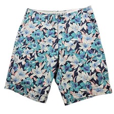 American Eagle Shorts Mens 31 Blue Floral Ne(x)t Level Flex Classic 10" NEW