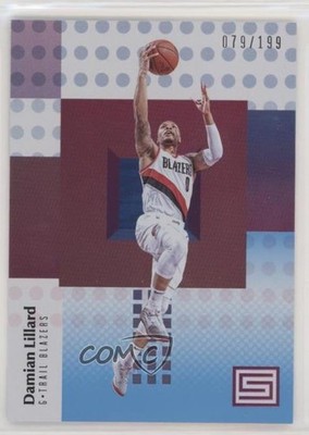 2017-18 Panini Status Blue 79/199 Damian Lillard #12 o7m