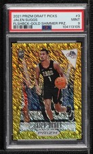 2021 Prizm Draft Picks Flashback Gold Shimmer 4/10 Jalen Suggs #3 PSA 9 MINT 4f5