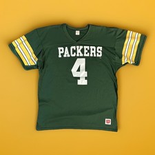 VINTAGE Early 90s Green Bay Packers Jersey NFL Brett Favre 4 Wilson Men's XL
