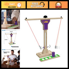 NCAA Hook Ring Toss Game for 2 Players - Fun Outdoor Yard Game, Party Game