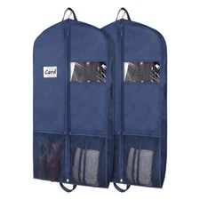 43" Suit Bags for Men Travel and Storage Gusseted Garment Bags for Hanging Cl...