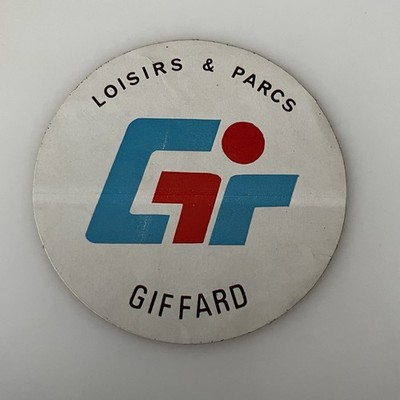 Vintage Sticker Loisirs & Parcs Giffard